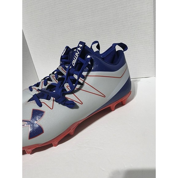 New UNDER ARMOUR UA TEAM  NITRO MID MC  Football Cleats 1290962-019 Size 12 main image 7